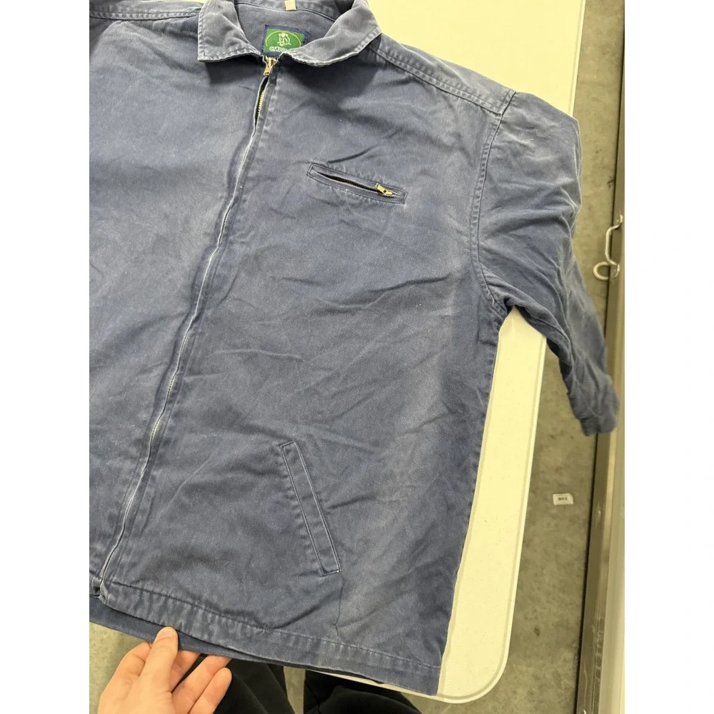 Vintage Camel Mens Full Zip harrington Jacket Workwear‎ Canvas Style Size xl